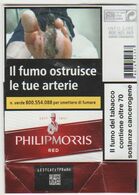 PHILIP MORRIS RED SOFT ITALY BOX SIGARETTE - Etuis à Cigarettes Vides