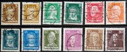 ALLEMAGNE EMPIRE                       N° 379/389 + 379a                         OBLITERE - Used Stamps