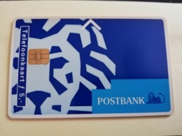 NETHERLANDS  ADVERTISING CHIPCARD HFL 5,00  CRD 256  POSTBANK      Fine Used   ** 3159 ** - Privadas