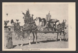 Egypt - Very Rare - Vintage Post Card - Wedding Procession - Egypt - 1866-1914 Khedivate Of Egypt