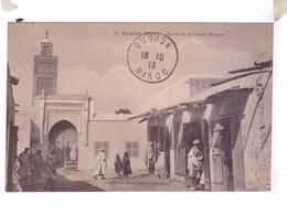 OUJDA OUDJDA 1913  Maroc Pittoresque Entree De La Grande Mosquee Type Marocain - Altri & Non Classificati