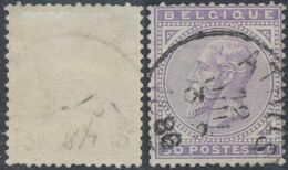 émission 1883 - N°41 Obl Simple Cercle "Athus" - 1883 Leopold II