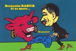 CPM RABIER La Vache Qui Rit Par Jihel Non Circulé - Comics