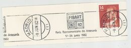 SPAIN. POSTMARK. IBERO-AMERICAN CRAFTS FAIR. MADRID 1982 - Altri & Non Classificati