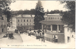 CONTREXEVILLE  Entrée De L'Etablissement  1918  (50447) - Vincey