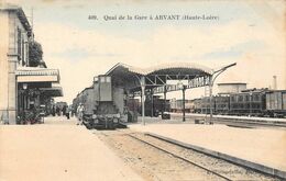 Arvant         43         Quai De La Gare Avec Train        (voir Scan) - Autres & Non Classés