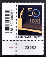 MONACO 2020 - Y.T. N° 3244 / 50 ANS DU THÉÂTRE DU FORT ANTOINE - NEUF ** - Ungebraucht