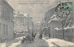 01-OYONNAX- LA GRANDE RUE EN HIVER - Oyonnax