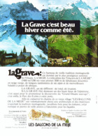 PUB STATION De SKI    " LA GAVE " (  LES BALCONS De La MEIJE ) 1980 ( 1 ) - Alpes - Pays-de-Savoie