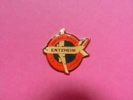 Pin S Police AIR ET FRONTIERES ENTZHEIM 67 BAS RHIN Avion - Police