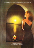 PUB PARFUM " MAGIE NOIRE " De " LANCOME " 1980  ( 8 ) - Unclassified