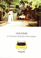 PUB PARFUM " MACASSAR " De " ROCHAS " 1980  ( 2 ) - Zonder Classificatie