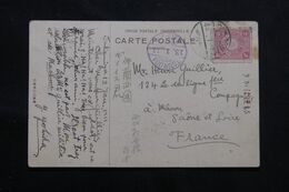 JAPON - Carte Postale Pour La France En 1911, Oblitération De Tsuruga - L 71071 - Cartas