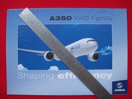 DEPLIANT  AIRBUS A350 - Reclamegeschenk