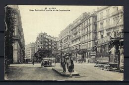 FRANCE Algérie 1931: CP Animée D'Alger Pour Genève Avec Le Y&T 81, Obl. CAD - Lettres & Documents