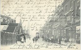 HAINE-ST-PIERRE : Rue De La Station - TRES RARE VARIANTE- Cachet De La Poste 1905 - La Louvière