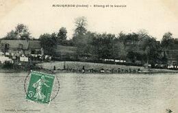 AIGURANDE ETANG ET LE LAVOIR LAVANDIERE 1909 - Autres & Non Classés