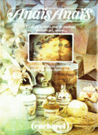 PUB PARFUM   ( ANAIS-ANAIS ) De " CACHAREL " Par  " SARAH MOON " 1984  ( 2 ) - Non Classés