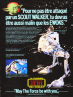 PUB  SCOUT WALKER " LA GUERRE DES ETOILES " " LE RETOUR Du JEIDI " 1983 - Autres & Non Classés