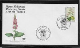 Thème Fleurs - Nations Unies - Enveloppe - TB - Altri & Non Classificati