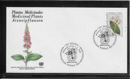 Thème Fleurs - Nations Unies - Enveloppe - TB - Other & Unclassified