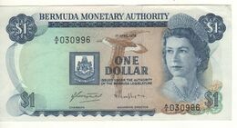 BERMUDA 1 Dollar    (Queen Elizabeth II -  Sailings Boats)  P28b    Dated 1st |April 1978 - Bermudas