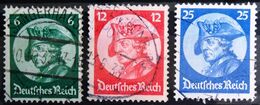 ALLEMAGNE EMPIRE                       N° 467/469                         OBLITERE - Used Stamps