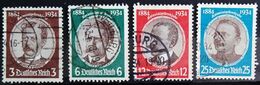 ALLEMAGNE EMPIRE                       N° 499/502                         OBLITERE - Used Stamps