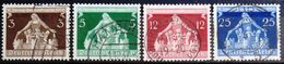 ALLEMAGNE EMPIRE                       N° 573/576                        OBLITERE - Used Stamps