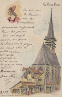 Illustrateurs - A. Robida - Série Le Vieux Paris - Eglise Saint-Julien Des Ménétriers - Précurseur 1900 Dijon Avallon - Robida