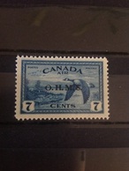 Canada 1949 7c Blue Goose Official O/p OHMS MNH SG O171 Sc CO1 - Aufdrucksausgaben