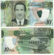 BOTSWANA , NEW. 10 Pula.  Polimer 2018   P35   UNC - Botswana