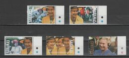(S1146) BAHAMAS, 1992 (40th Anniversary Of Queen Elizabeth II Accession To Throne). Complete Set. Mi ## 772-776. MNH** - Bahamas (1973-...)