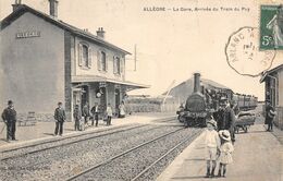 Allègre      43          La Gare. Arrivée Du Train Du Puy   (voir Scan) - Other & Unclassified