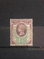 GB 1887-92 1 1/2d Purple And Green Mint SG 198 (creased) - Unused Stamps