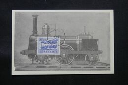 SUÈDE - Carte Maximum En 1957 - Train - L 71213 - Maximumkaarten (CM)