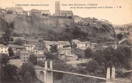 Chilhac      43          Vue Des Rochers Et Du  Pont Suspendu    (voir Scan) - Le Chambon-sur-Lignon