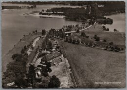 Haltern Am See - S/w Südufer Mit Hotel Seestern Und Klause Wildente       Luftbild - Haltern