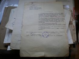 Vojno Medicinska Akademija  JNA Pukovnik Potpukovnik Colonel Lieutenant Colonel Signatures Uberenje Beograd 1949 - Historical Documents