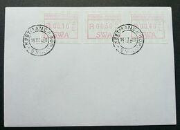 South Africa SWA 1989 ATM (frama Label Stamp FDC) - Brieven En Documenten
