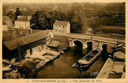 Nort Sur Erdre * Vue Générale Du Port * Péniche Batellerie Péniches Barge Chaland - Nort Sur Erdre