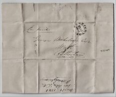 1841 Letter To "George Nicholson, Rotherham" From "John Lister, Winwick Quay".  0888   Price Adj 15th July 20/21 - ...-1840 Precursori