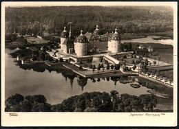 D9945 - Moritzburg Luftbild Fliegeraufnahme - Hahn Karte Handabzug - Moritzburg