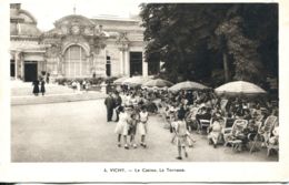 N°3467 R -cpa Vichy -le Casino -la Terrasse- - Casinos