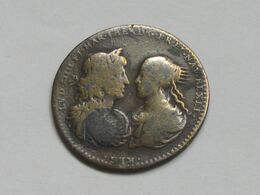 Jeton Royal - Mariage De Louis XIV Et Marie-Thérèse 1667 Vincit Dum Sespicit   **** EN ACHAT IMMEDIAT **** - Royaux / De Noblesse