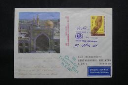IRAN - Enveloppe Par Vol Spécial Téhéran / Vienne En 1967 - L 71300 - Irán