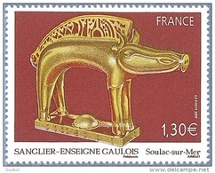 France N° 4060 ** Art, Archéologie -  Sanglier-enseigne Gaulois Soulac-sur-mer - Unused Stamps