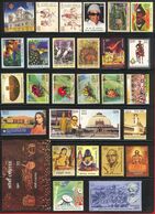 India 2017 Complete Year Pack Set Of Stamps Assorted Themes Birds 218v - Komplette Jahrgänge
