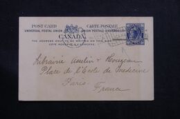 CANADA - Entier Postal De Montreal Pour Paris En 1900  - L 71369 - 1860-1899 Regno Di Victoria