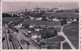 Romont Vu D'avion, Chemin De Fer Et Gare (6790) - Romont